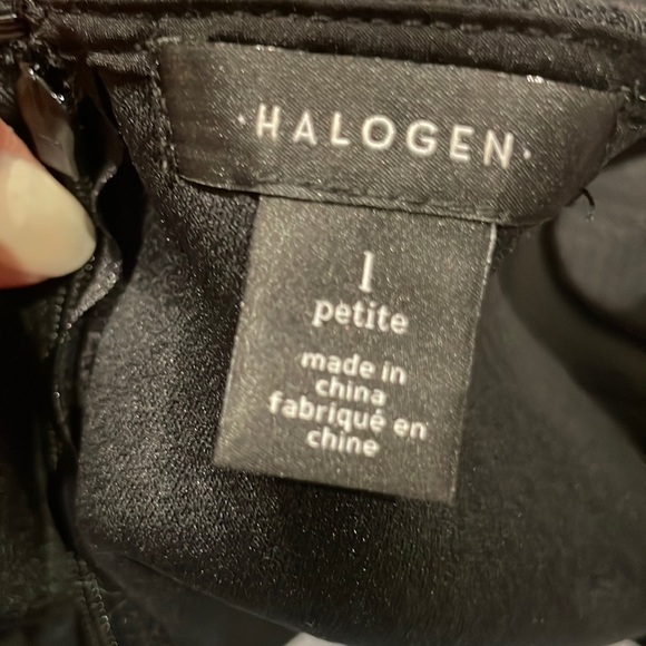 ♡Halogen peplum shirt, size l, petite - Picture 3 of 4